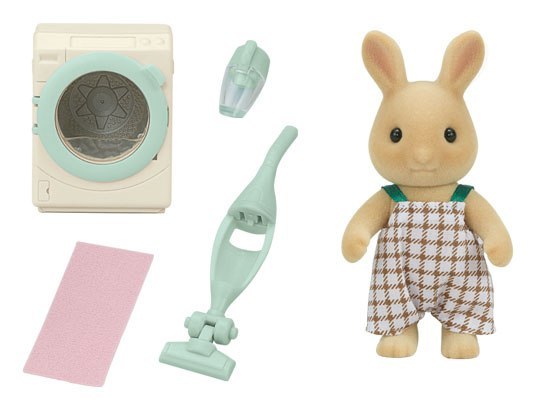 SYLVANIAN TATA KROLIKOW WASHING MACHINE VACUUM CLEANER 5549 W6 EPOCH